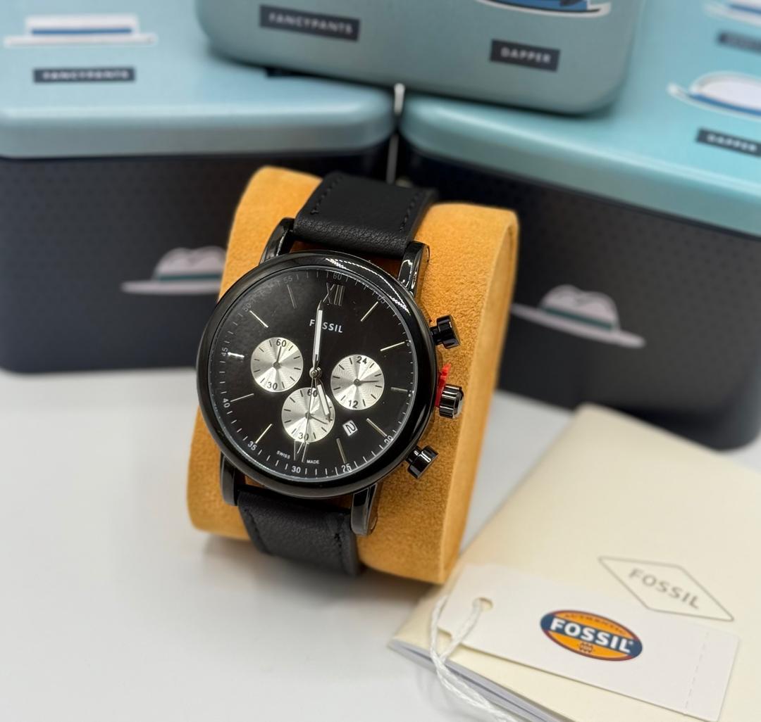 Fossil Noir Chronograph