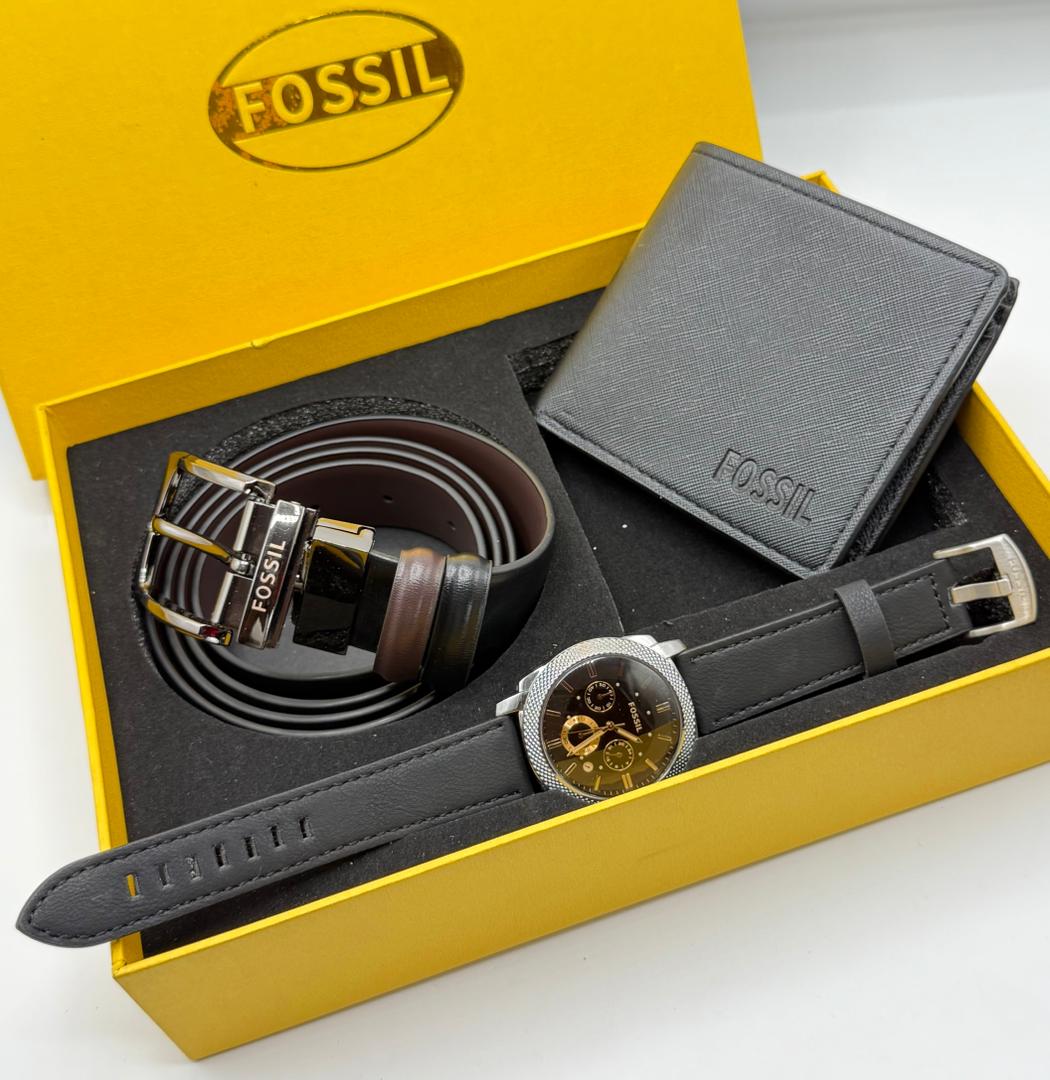 Fossil Gift Set — Gris Argent