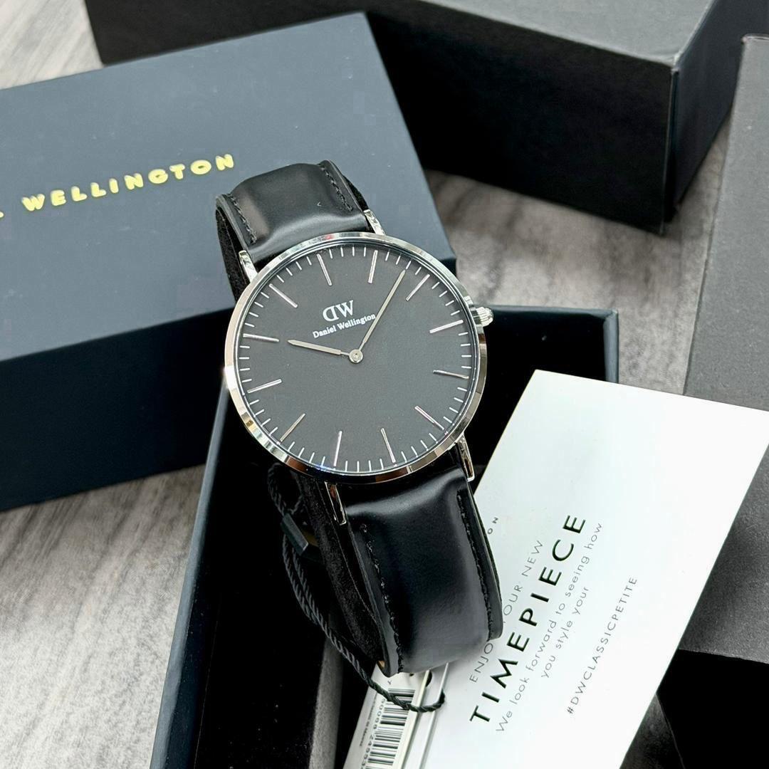 DW Petite Noir Argent