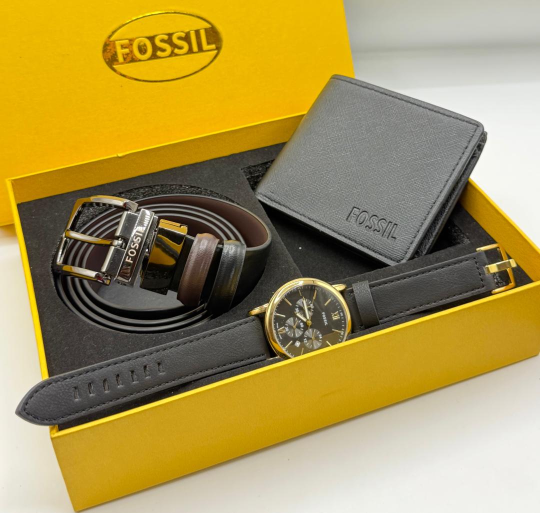 Fossil Gift Set — Noir Or Gris