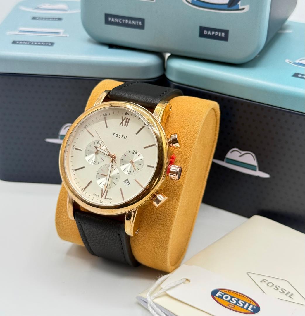 Fossil Or Noir Chronograph